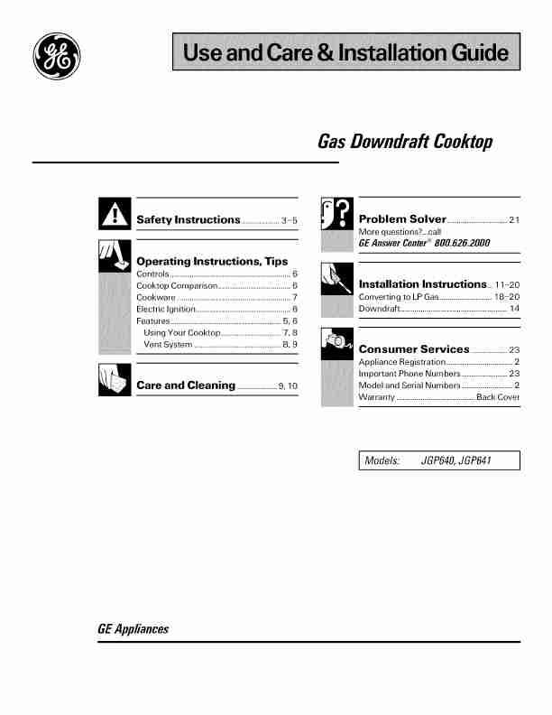 Bosch Appliances Cooktop JGP640-page_pdf